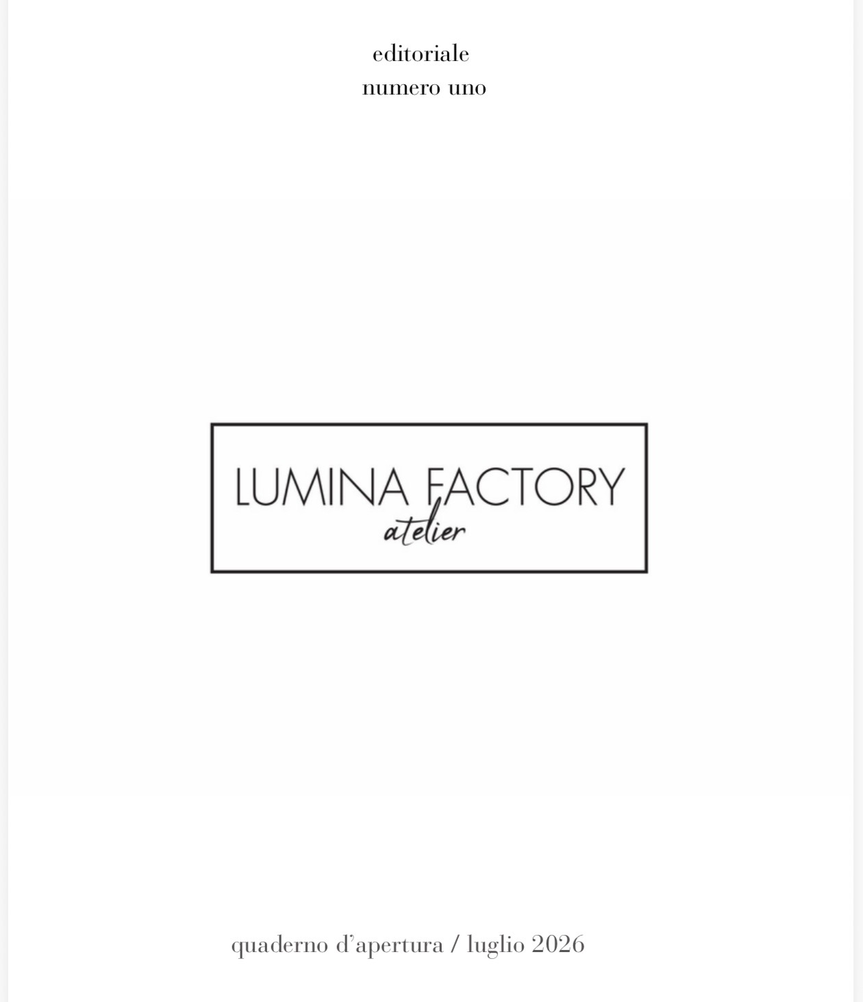 Lumina Factory Atelier